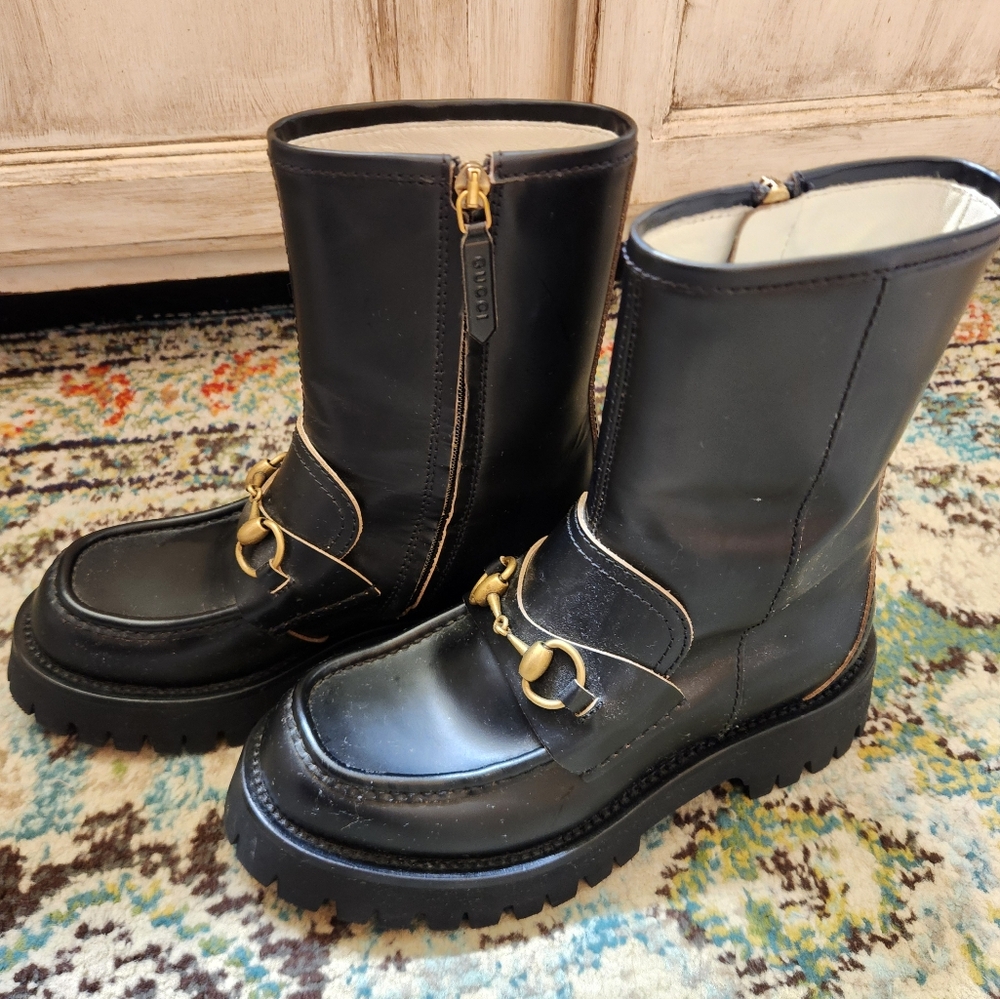 Gucci horsebit boots